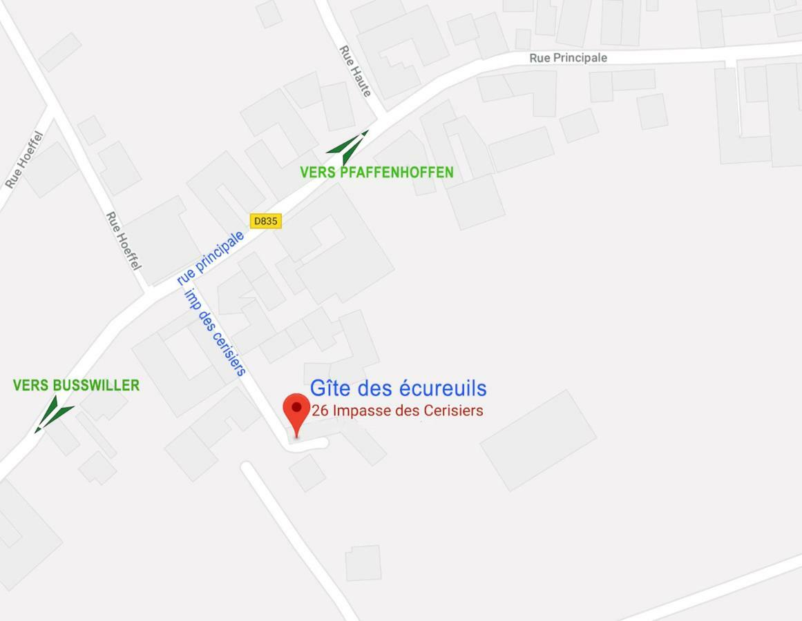 Le Gite Des Ecureuils Schalkendorf Екстериор снимка